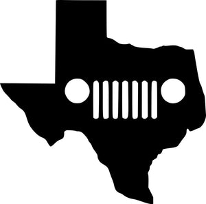 Texas Jeep metal sign - Oddball Motorsports