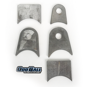 Double Shear Axle Tabs with Box Plate (PAIR) - Oddball Motorsports