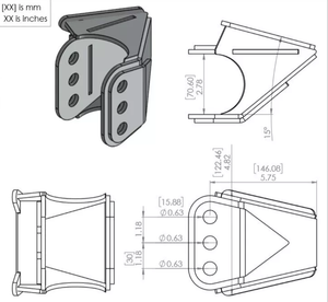 Adjustable Inner Frame Brackets - Oddball Motorsports