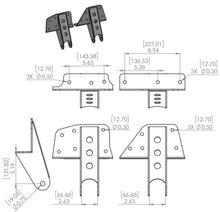 Load image into Gallery viewer, Universal Equal length beam frame brackets - Oddball Motorsports