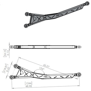 Universal 88" beam kit including tubing - Oddball Motorsports